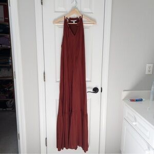 Nine West Rust or Terracotta Maxi Dress